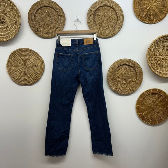NEW UO Urban Outfitters BDG Distressed High Waist Straight Cowboy Jean Denim 27 - Picture 2 of 6